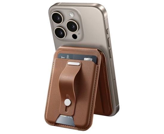 ESR magnetic wallet with stand function (brown)