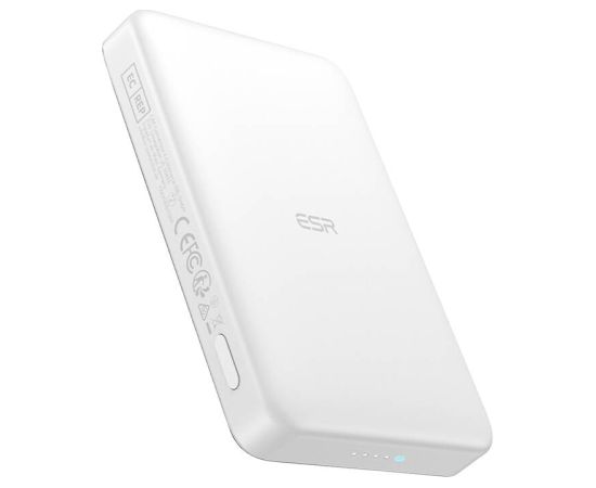 ESR Qi2 MagSlim 10000 mAh magnetic powerbank (white)