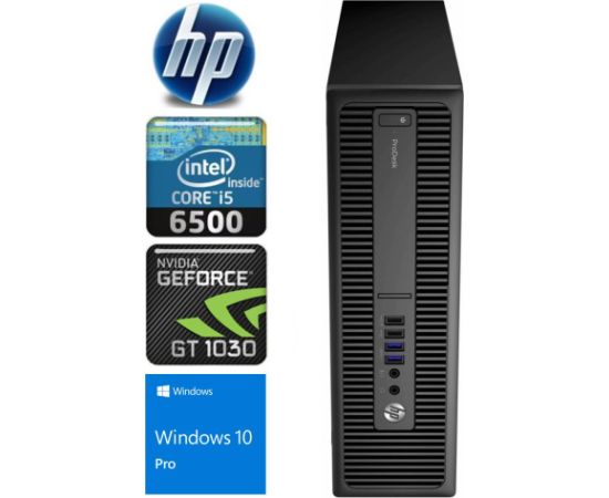 HP 600 G2 SFF i5-6500 8GB 512SSD GT1030 2GB WIN10Pro