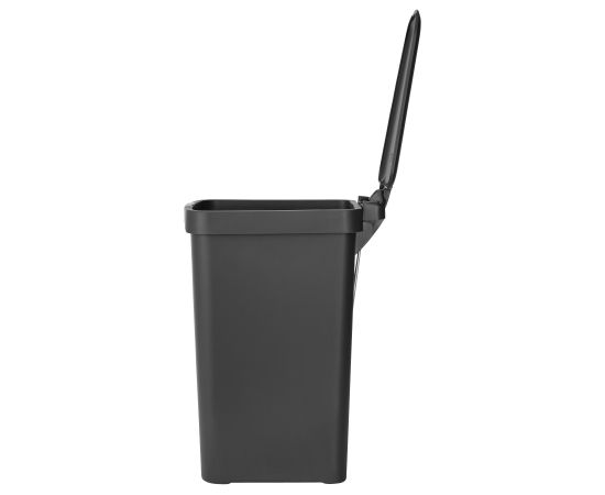 BRABANTIA atkritumu tvertne ar pedāli StepUp,16 l, Dark Grey - 800306