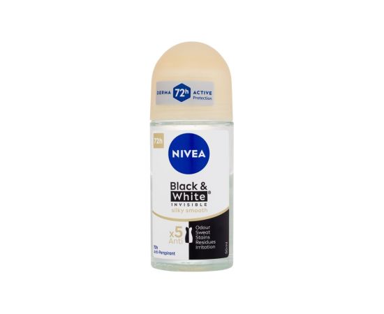 Nivea Black & White Invisible / Silky Smooth 50ml 48h