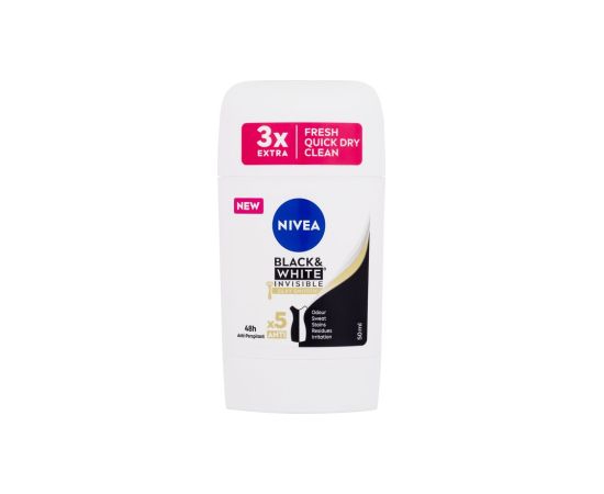 Nivea Black & White Invisible / Silky Smooth 50ml 48h