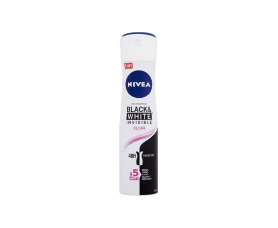 Nivea Black & White Invisible / Clear 150ml 48h W / Antiperspirant