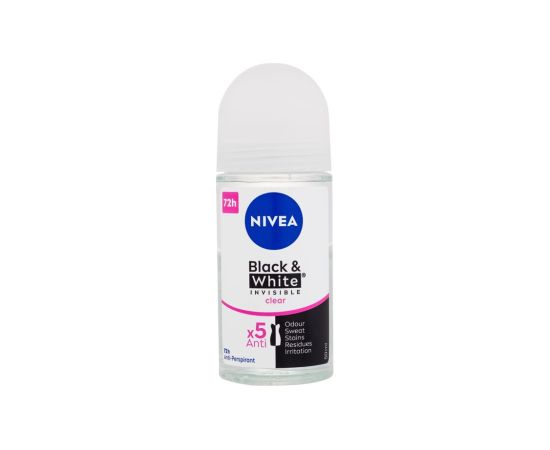 Nivea Black & White Invisible / Clear 50ml 48h W / Antiperspirant