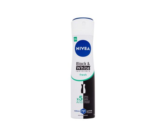 Nivea Black & White Invisible / Fresh 150ml 72h W / Antiperspirant