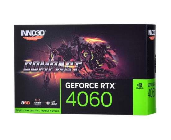 Inno3D GeForce RTX 4060 Compact NVIDIA 8 GB GDDR6