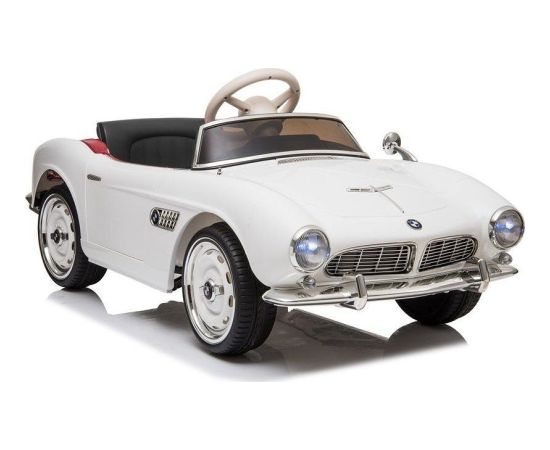 Pojazd na akumulator BMW 507 Retro Biały