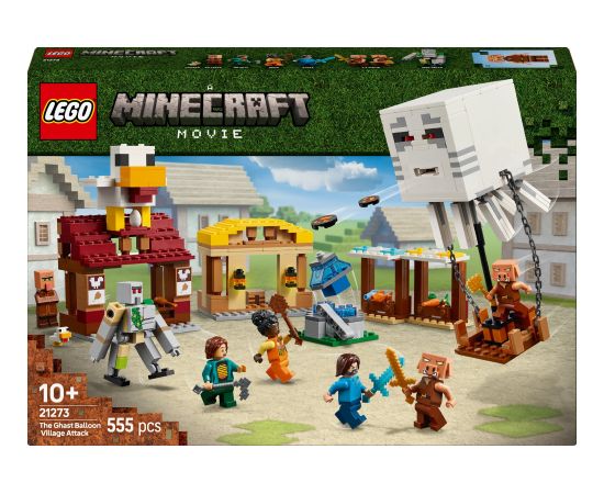 Lego Minecraft Atak balonowego Ghasta na wioskę (21273)