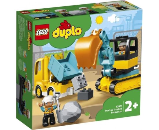 LEGO Duplo Ciężarówka i koparka gąsienicowa 4 szt. (10931)