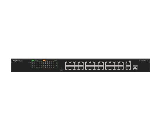 Ruijie RG-ES126FGS-LP ~ PoE Komutators 24FE(PoE)+2GE(Uplink)(PoE 180W)