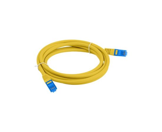 LANBERG PATCHCORD S/FTP CAT.6A 3M YELLOW LSZH