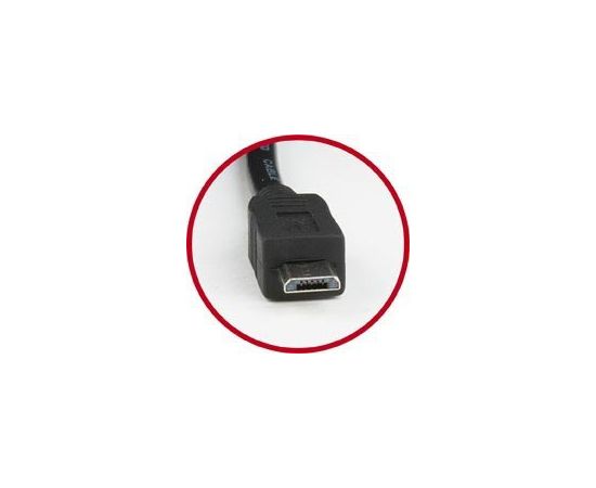 Gembird USB 2.0/microUSB 2.0, 0.3m USB cable USB A Micro-USB B Black