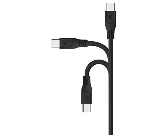 CABLE USB TYPE-C 3.1A SOMOSTEL SMS-BT02 3100mAh QUICK CHARGER QC 3.0 POWERLINE BLACK 2M