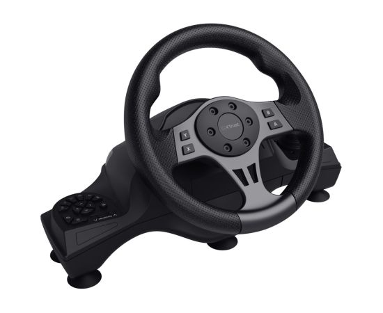 Trust GXT 289 Movi Black USB Steering wheel + Pedals Nintendo Switch, PlayStation 4, Xbox One S, Xbox One X, Xbox Series S, Xbox Series X