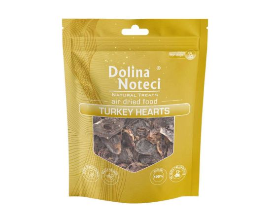 DOLINA NOTECI Natural Treats turkey hearts – dog treat – 150g