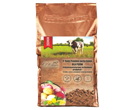 O'CANIS Beef with millet, potatoes, and red beet - dry dog food - 6kg