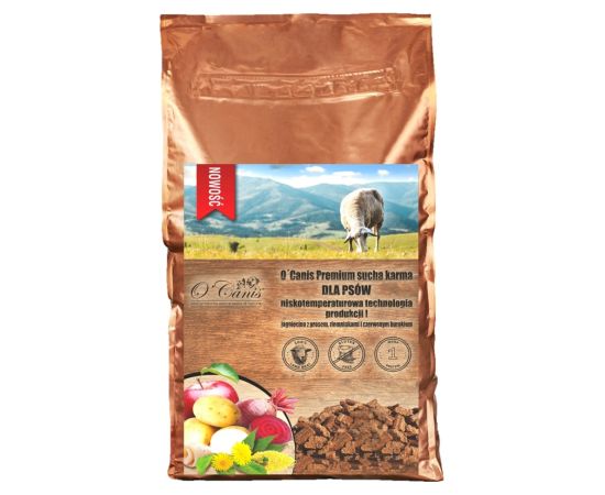 O'CANIS Lamb with millet, potatoes, and red beet - dry dog food - 1,5kg