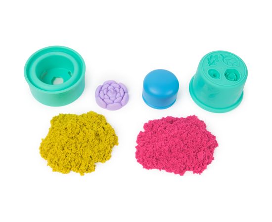 KINETIC SAND Rotaļu komplekts „Spiežamie ziediņi”