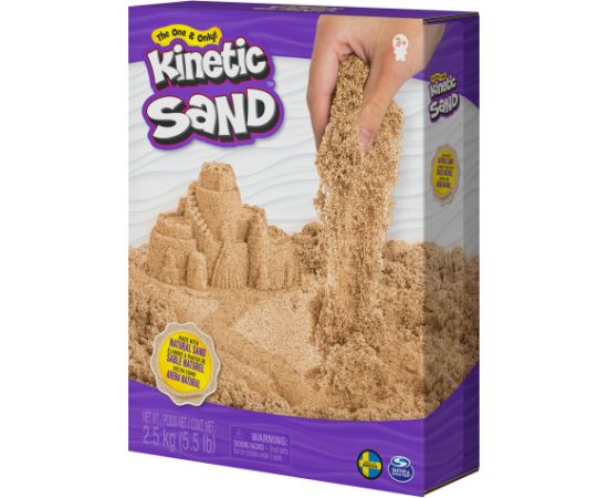 KINETIC SAND Kinētiskās smiltis, brūnas 2,5 kg