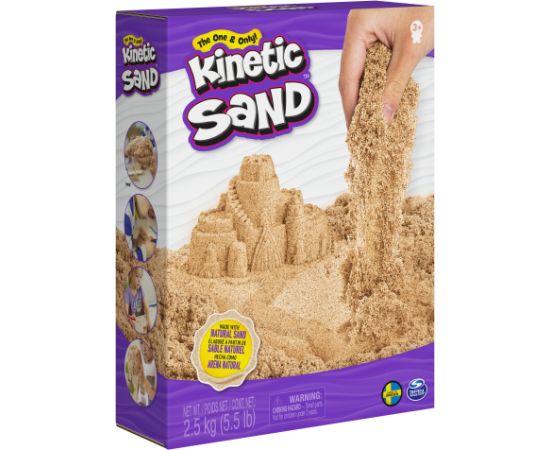 KINETIC SAND Kinētiskās smiltis, brūnas 2,5 kg