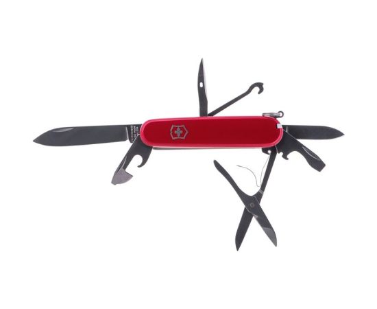 Victorinox Huntsman kabatas nazis, 15 f, 91 mm, sarkans