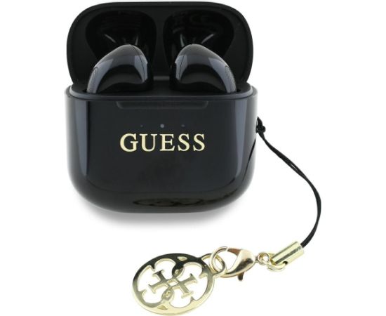 Guess TWS Glossy Effect Printed Classic Logo & Charm Bezvadu Austiņas