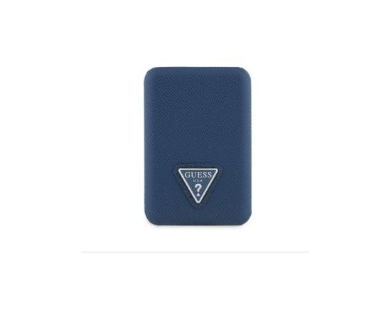 Guess   uess PU Grained Triangle Logo MagSafe Powerbank 5000mAh Blue