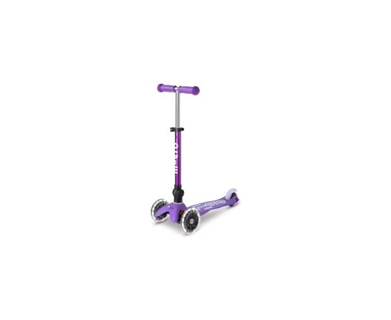 Micro folding scooter Mini DELUXE LED Purple