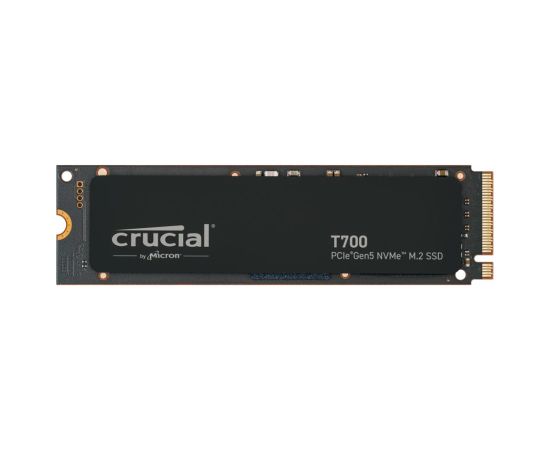 SSD CRUCIAL T700 4TB M.2 PCIe Gen5 NVMe TLC Write speed 11800 MBytes/sec Read speed 12400 MBytes/sec TBW 2400 TB CT4000T700SSD3