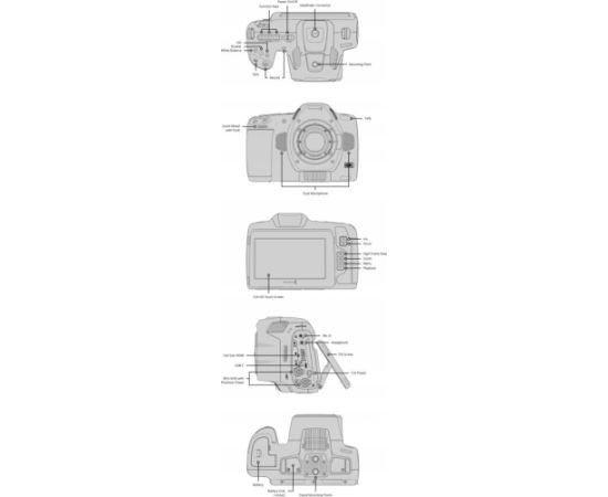 Kamera Blackmagic Pocket Cinema Camera 6K G2