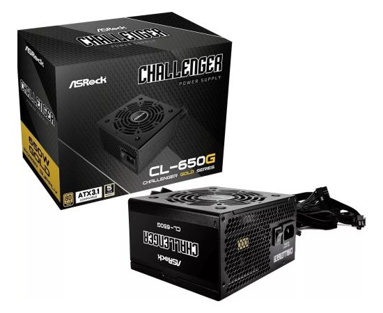 Zasilacz ASRock CHALLENGER 650W 80 Plus Gold