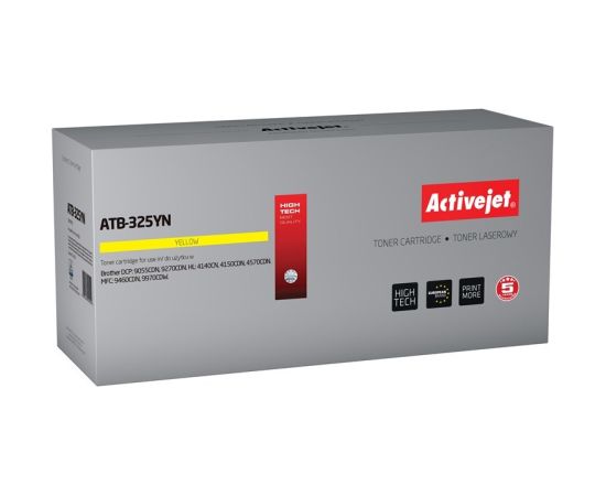 Activejet ATB-325YN toner (replacement for Brother TN-325Y; Supreme; 3500 pages; yellow)