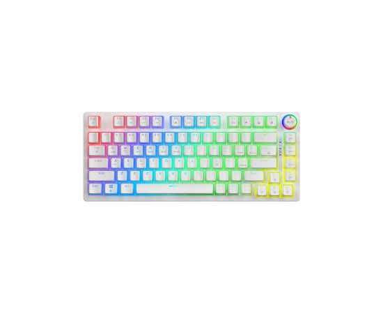 Klaviatūra Savio Wireless Mechanical Phenix White 75% Outemu Red Pro Pudding