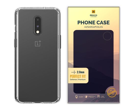 Mocco Original Clear Case 2mm Силиконовый чехол для OnePlus 7 Прозрачный (EU Blister)