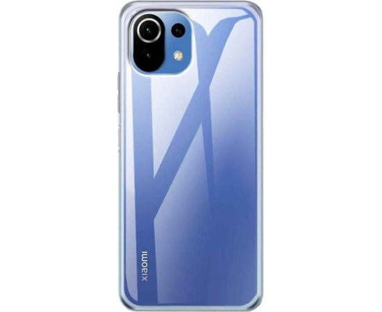 Mocco Ultra Back Case 0.3 mm Aizmugurējais Silikona Apvalks Priekš Xiaomi Mi 11 Lite 4G / 5G Caurspīdīgs