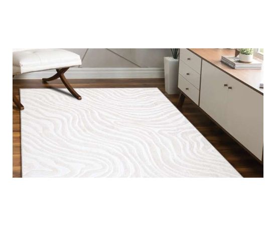 Carpet FAYETTE-3, 100x150cm, white