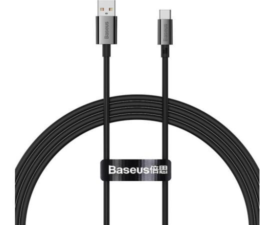 Cable USB do USB-C Baseus Superior 100W 1,5m (black)