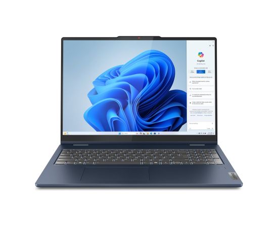 Lenovo IdeaPad 5 Intel Core 7 150U Hybrid (2-in-1) 40.6 cm (16") Touchscreen WUXGA 16 GB LPDDR5x-SDRAM 1 TB SSD Wi-Fi 6 (802.11ax) Windows 11 Home Blue New Repack/Repacked