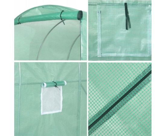 Lean Foil Tunnel Garden Greenhouse 6x3x2m Foil 18m² UV-4 Premium