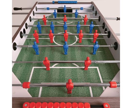 Football table GARLANDO F-100 grey oak telescopic rods, from the exposition without a box