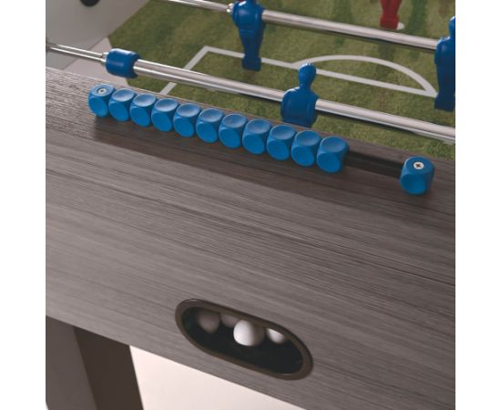 Football table GARLANDO F-100 grey oak telescopic rods, from the exposition without a box