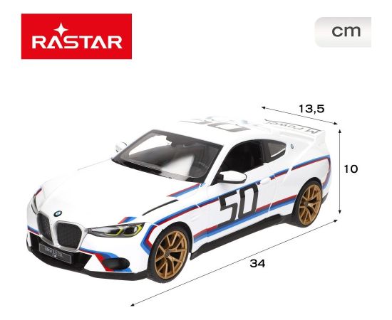 Rastar Radiovadāmā mašīna Bmw 3.0 Csl 1:14 6 virz., lukturi, durvji, uz baterijām, 6+ CB41289