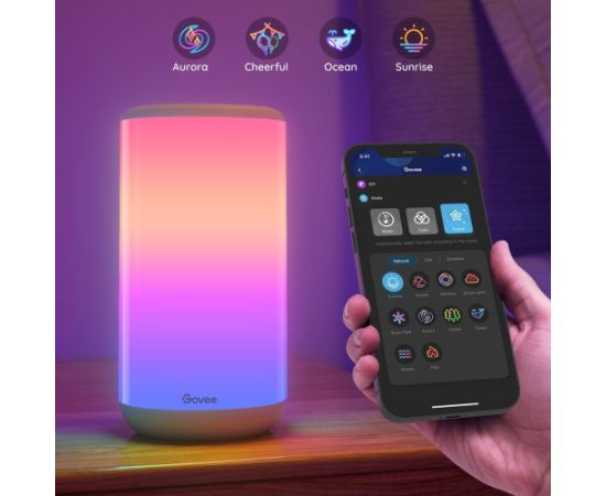 Govee H6052 Aura Smart Lampa RGBIC Bluetooth / Wi-Fi