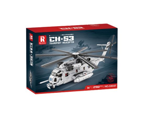 Leantoys Construction Blocks Transport Helicopter Helicopter 2192el