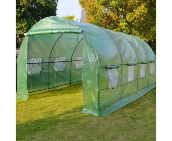 Lean Foil Tunnel Garden Greenhouse 4x2.5x2m Foil 10m² UV-4 Premium