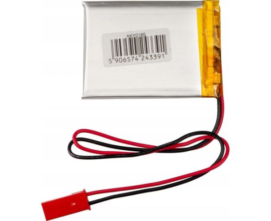 Akumulator Li-Po LP503040 Akyga AKY0185 3.7V / 550mAh PCM złącze JST 2-Pin 150mm