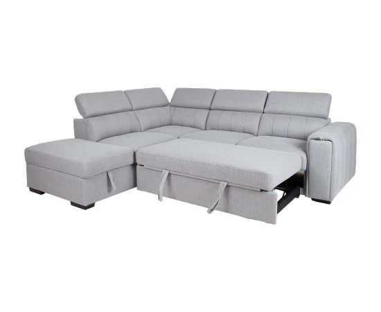 Corner sofa bed ODELIA-2 LC, grey