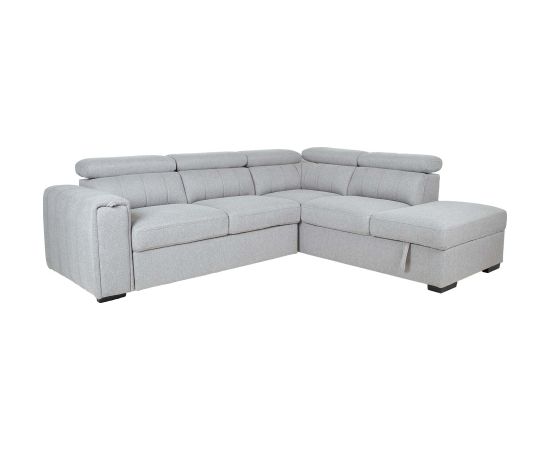 Corner sofa bed ODELIA-2 RC, grey