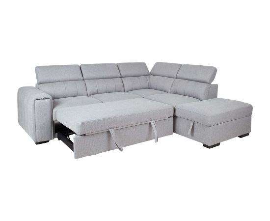 Corner sofa bed ODELIA-2 RC, grey