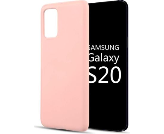 Evelatus Samsung  Galaxy S20 Nano Silicone Case Soft Touch TPU Beige